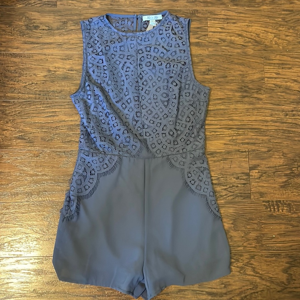 She + Sky Romper- New with tags never worn!!!